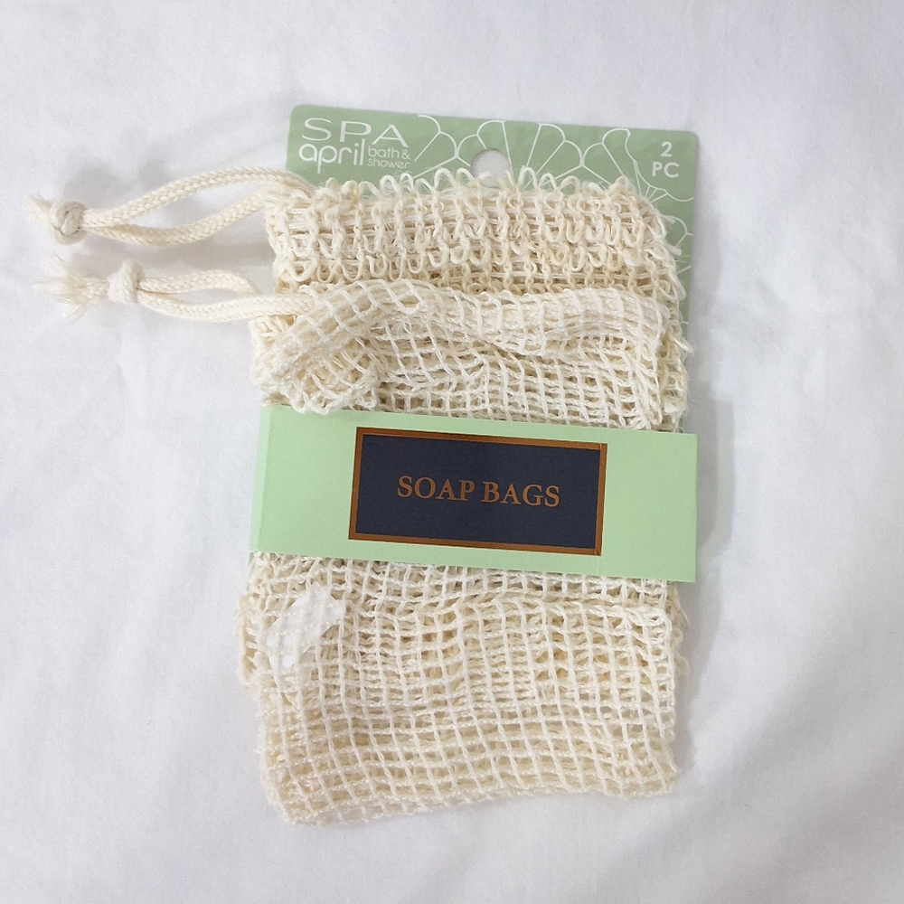 NWT Bath And Shower Soap Bags, 2 Pieces